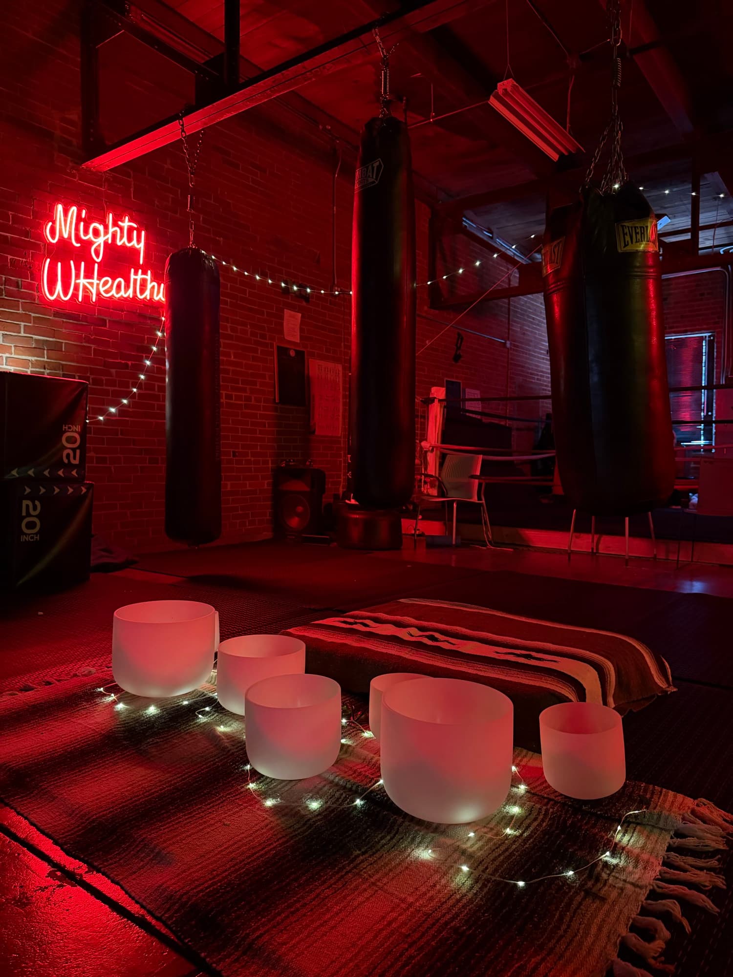 Warehouse Sound Bath at Mighty Wholthy